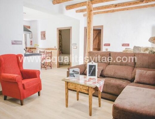 Salón de la casa rural Navazos.