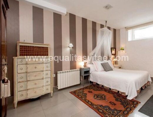 Habitación accesble del apartamento rural Mailan. Foto http://www.casaruralmailan.com/