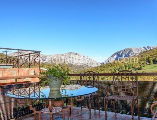 Terraza al exterior del apartamento.