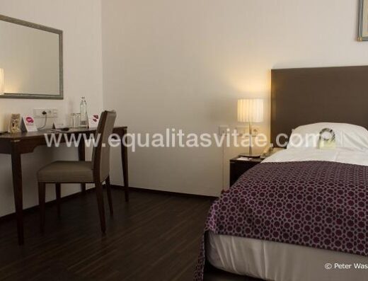 Espacio de transferencia lateral a ala cama, Imlauer hotel  Pitter, Salzburgo. Foto cedida por el hotel (Peter Wasmer)