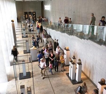 Una de las salas del Museo de Arte Egipcio de Múnich. Foto tomada de http://www.smaek.de