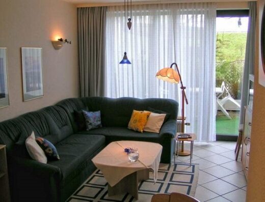 Salón apartamento Tipo D1. Imagen tomada de www.ekke-nekkepenn.de