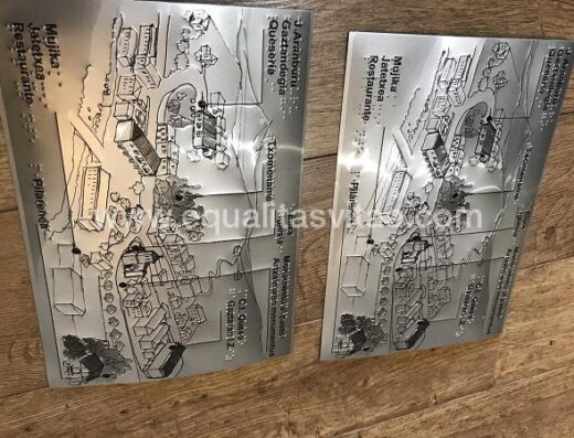 Maquetas en alto relieve, Museo del queso en Idiazábal, Guipúzcoa.