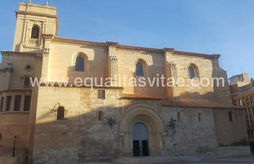 Fachada lateral, entrada accesible. Catedral de Albacete.