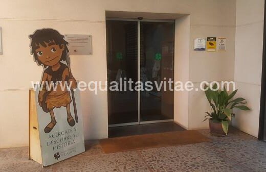 Puerta acristalada, Museo comarcal de Daimiel, Ciudad Real.