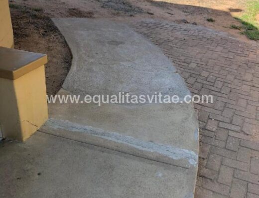 Rampas de acceso a las cabañas adaptadas en el Skukuza Rest Camp