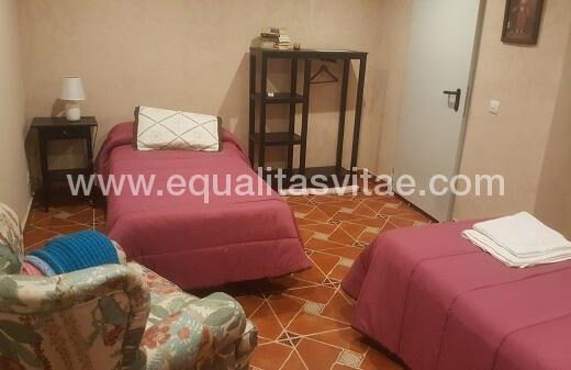 Habitación accesible. Casa rural Las Violetas, Villanueva de los Infantes, Ciudad Real.