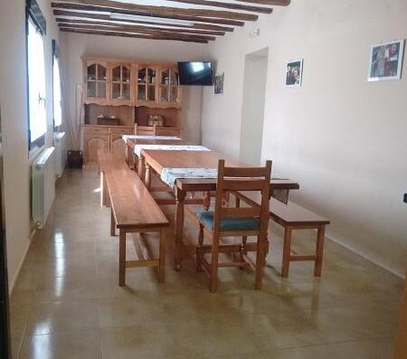 Comedor. Albergue la Chopera, Inestrillas.