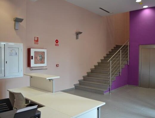 Zona recepción. Albergue "Camí de Sirga", Mequinenza.