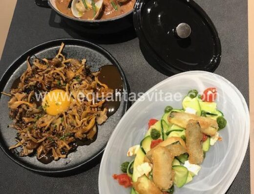 Variedad en raciones y tapas. Restaurante Ajonegor, Logroño.