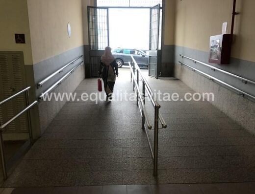 Rampa de acceso. Mercado Central de Ceuta.