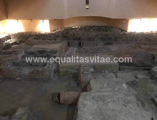 Restos  arqueológicos Basílica Tardorromana, Ceuta.