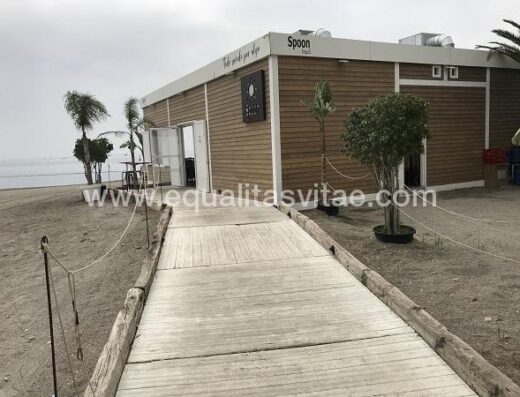 Pasarela de acceso. Spoon Ceuta.
