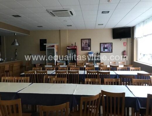 Comedor. Albergue Mesón de Benito. Palas de Rei, Lugo.
