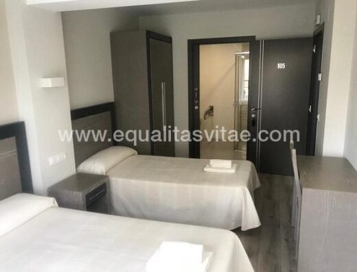 Habitación accesible. Pensión Teresa, Arzúa.