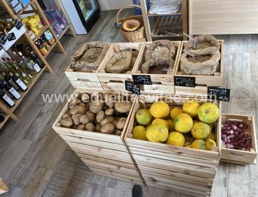 Productos frescos de la Tienda La Rama, Agaete, Gran Canaria