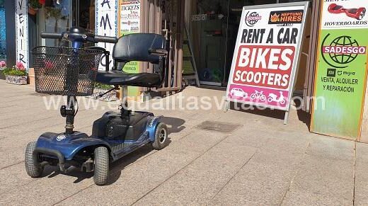Scooter de alquiler.