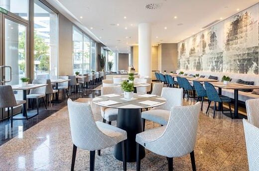 Restaurante accesible. Imagen facilitada por ILUNION hotels.