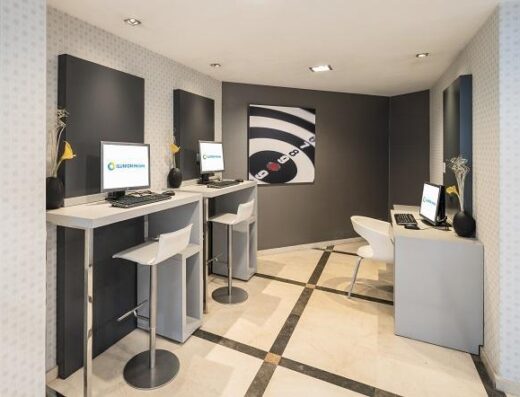 Punto fijo de internet. Imagen facilitada por ILUNION hotels.