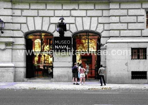 Museo Naval de Madrid, entrada accesible. Imagen facilitada por el propio museo.