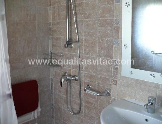 Ducha habitación accesible Hotel La Masía del Cura