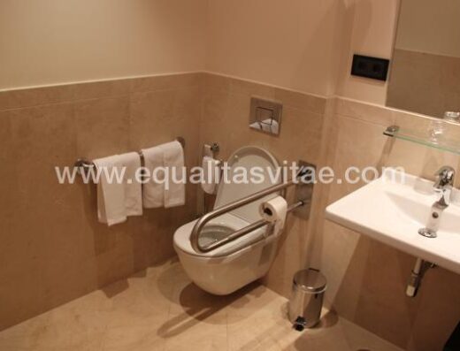 Baño habitación accesible