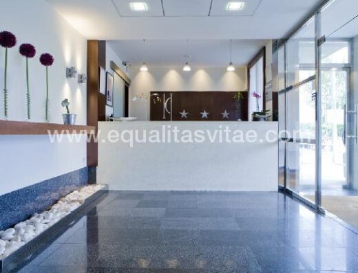 Recepción Hotel Canelas, accesible para discapacitados en portonovo, Sanxenxo