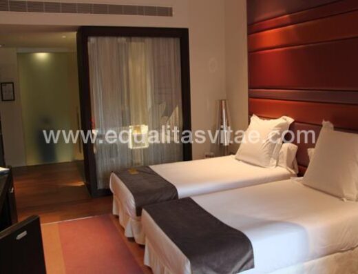 Habitación accesible en Hotel Barceló Oviedo Cervantes