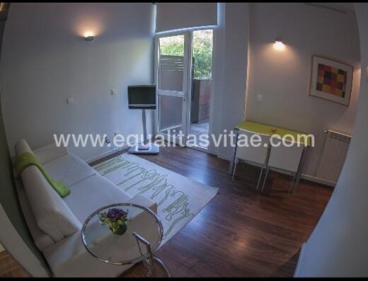 Salón en apartamento accesible
