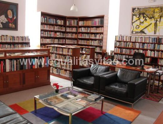 Biblioteca o casa de los libros