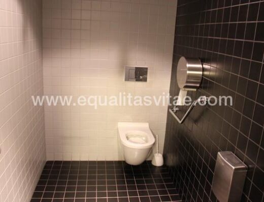 Baño accesible en teatro LÁrchipel