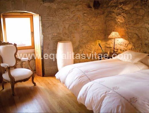 Una de las habitaciones de casa Azpikoetxea