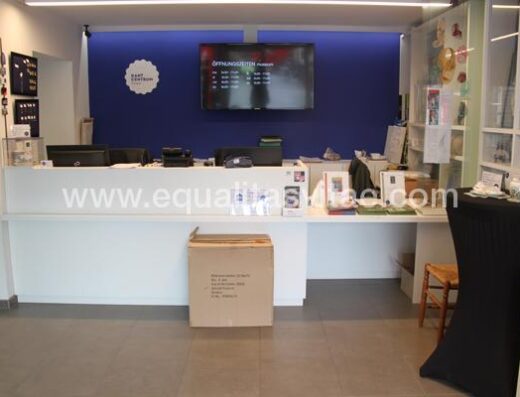 recepción con zona adaptada