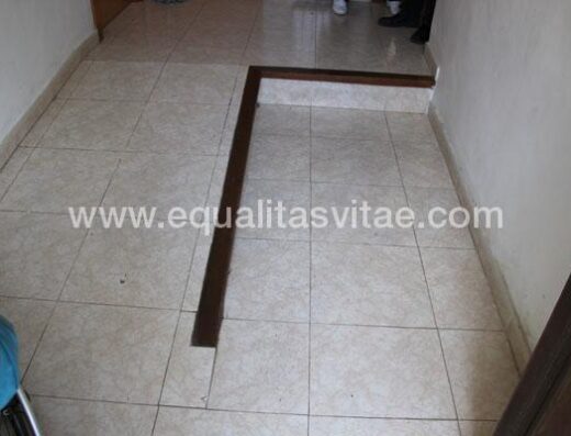 Rampa de acceso en el interior