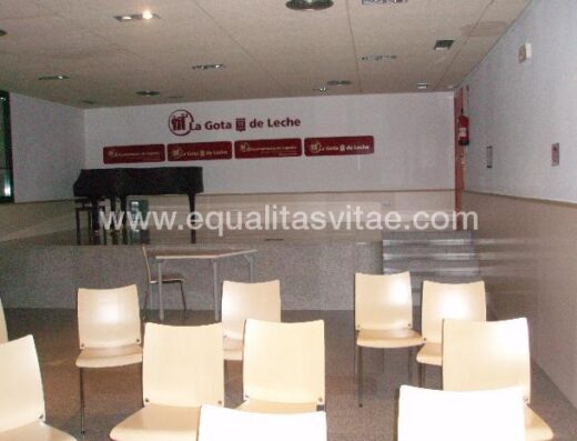 Sala exposiciones de La Gota de leche, Logroño.