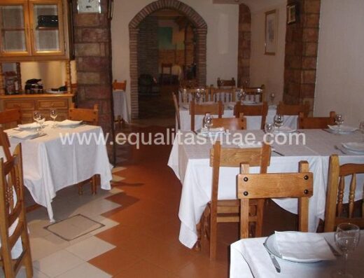 Salón comedor accesible restaurante El Cid, Logroño.