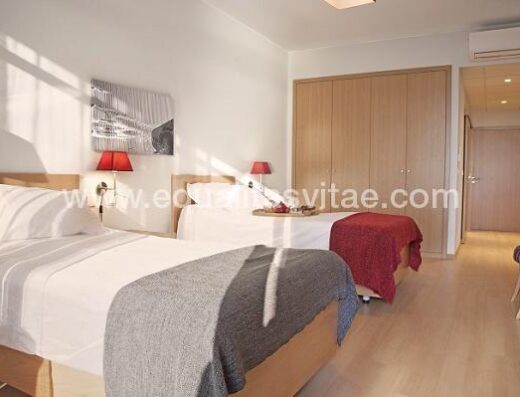 Habitación accesible del Hotel Dilectus en Madeira, Portugal. Imagen tomada de http://dilectusmadeira.pt/