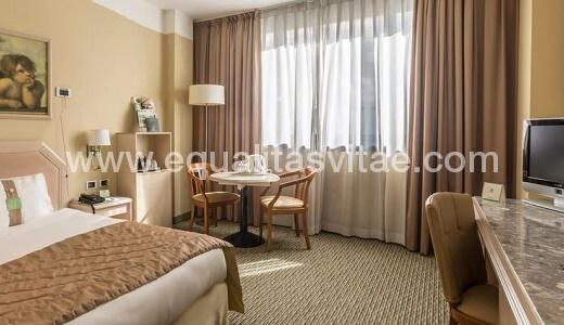 Habitación accesible el hotel Holiday inn Nápoles.Imagen tomada de https://www.ihg.com