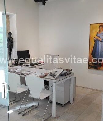 Oficina de información accesible del museo.