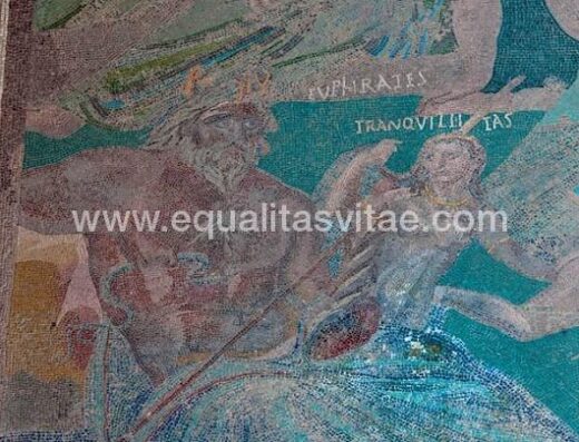 Mosaico de la Casa del Mitreo. Foto http://turismomerida.org/que-ver/casa-del-mitreo
