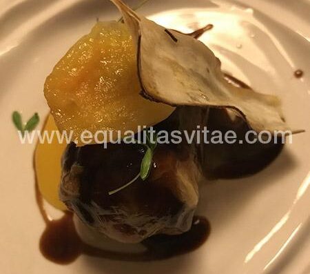 Plato de cordero con patatas