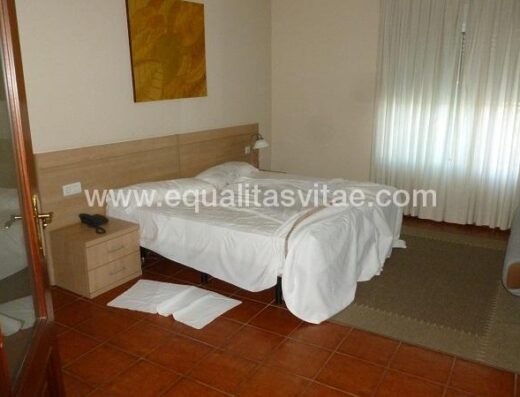 Una de las habitaciones accesibles del hotel.