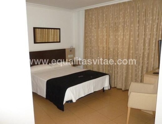 Una de las habitaciones accesibles.