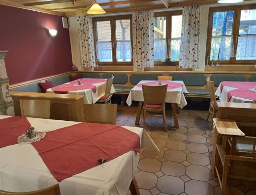 Zona comedor, hotel Alph Ettal