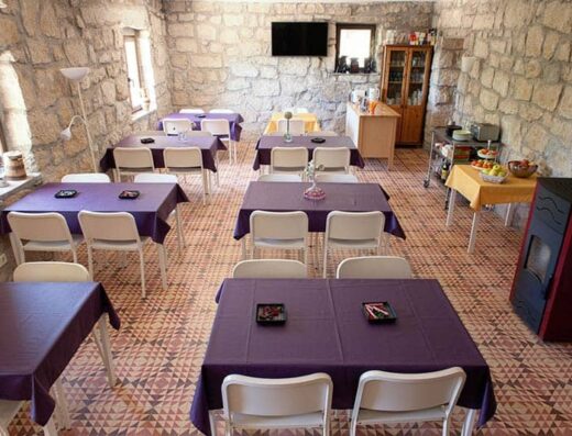 Interior del restaurante.