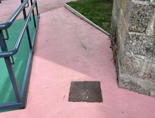 Rampa de acceso.