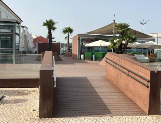 Rampa de acceso.