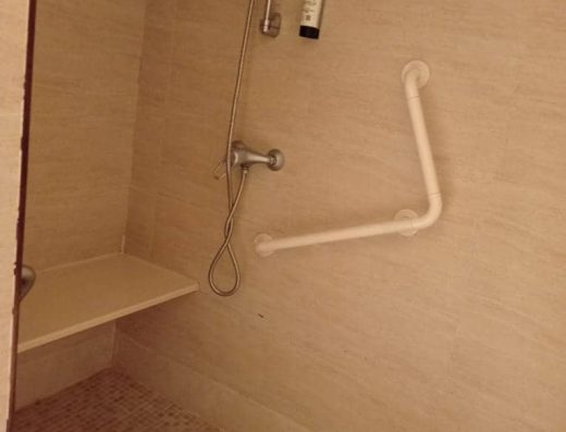 Imagen de la zona de la ducha.