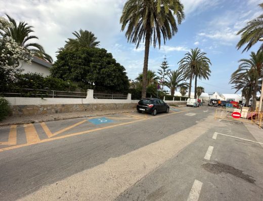 Imagen de plazas de aparcamiento reservadas para personas con discapacidad.