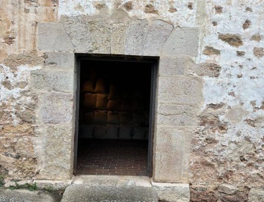 Imagen de puerta de acceso a través de rampa.